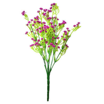 Artificial Gypso Purple Flower Bunch for Decoration