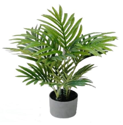 Artificial Golden Palm Plant with Pot (2 ft)
